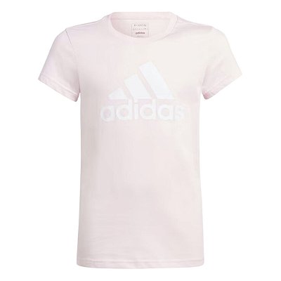 Camiseta Rosa Feminina Juvenil Esportiva Adidas  IC6123