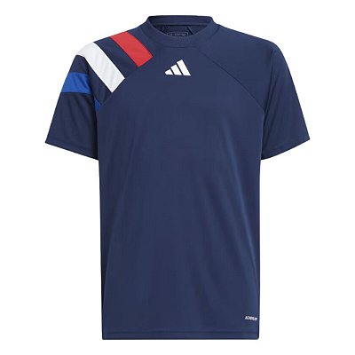 Camiseta Azul Marinho Esportiva Unissex Juvenil Adidas IK5727
