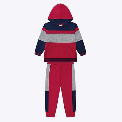 Conjunto em Moletom com Capuz Infantil Masculino Milon 2000109