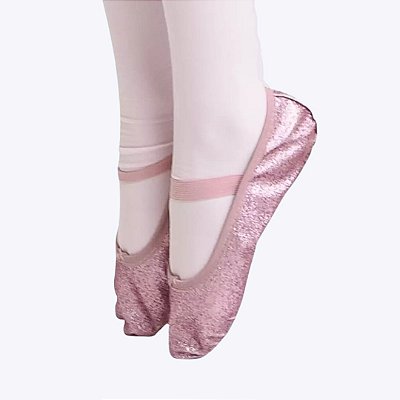 Sapatilha de Ballet Glitter Infantil Feminina Maria Chica 8107