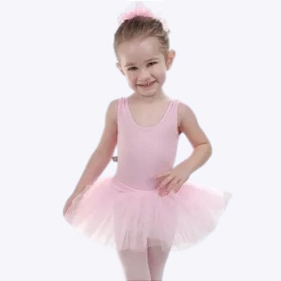Saia Tule Rosa Ballet Infantil Feminina Maria Chica 10375