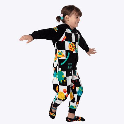 Pijama Kigurumi Infantil Unissex Space Food Puket 030402779