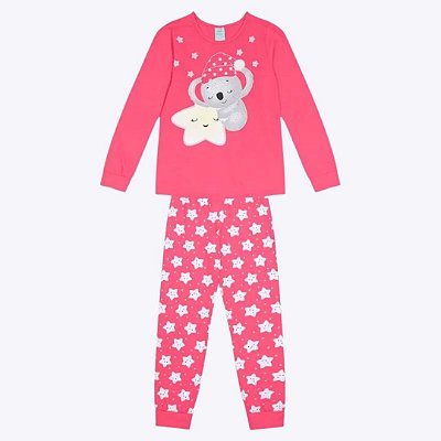 Pijama Brilha no Escuro Infantil Feminino Kyly 1000164