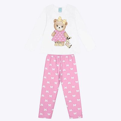 Pijama Brilha no Escuro Infantil Feminino Kyly  1000160