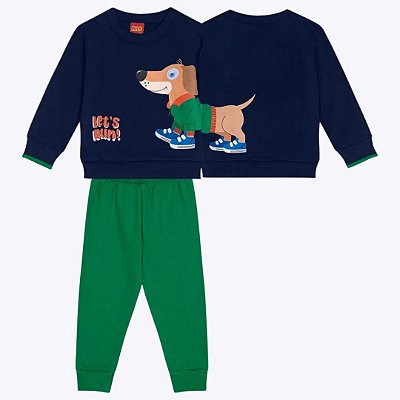 Conjunto Moletom Infantil Masculino Kyly 1000112