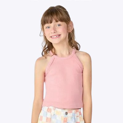 Regata Básica Rosa Infantil Menina Hering Kids 51PRKTHEN