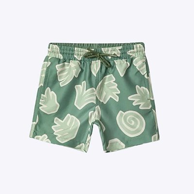 Shorts Estampado Verde Infantil Menino Hering Kids Kvj34ysi