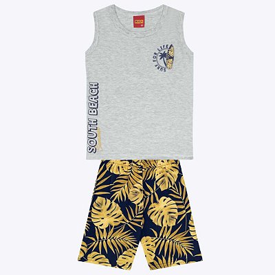 Conjunto Regata e Bermuda Surf Infantil Masculina Kyly 1000381