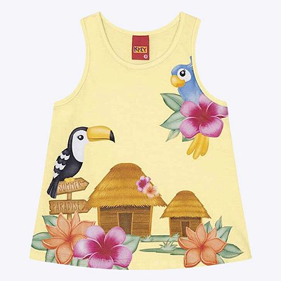 Blusa Regata Infantil Feminina Kyly 1000216