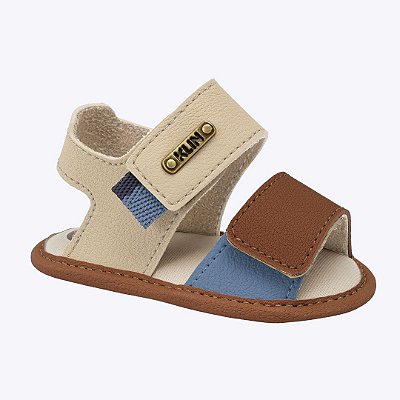 Sandália Biju Linho  Infantil Bebê Menino Klin 265036000