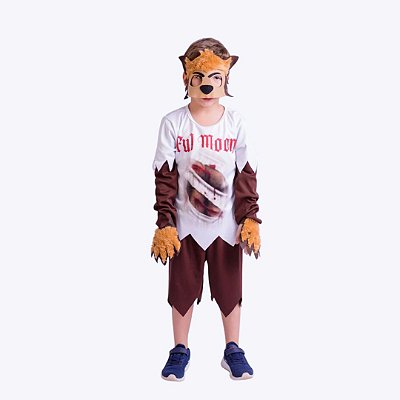 Fantasia de Lobisomen Infantil Menino Muvile 4262