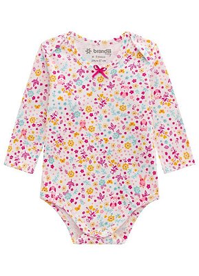 Brandili Body Bebê Malha Manga Longa 53594 Cor Estampado