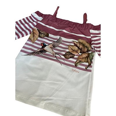 Conjunto Infantil Feminino Manga Longa Kukixo K5633