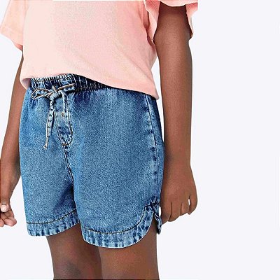 Shorts Jeans Infantil Menina Hering Kids Can11asn