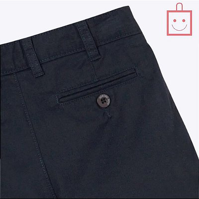 Bermuda Sarja Básica Azul Marinho Infantil Menino Hering Kids Kvtcaxtsi