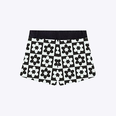 Conjunto Blusa de Alça e Shorts Cotton Flores Infantil Feminino Milon 2000383