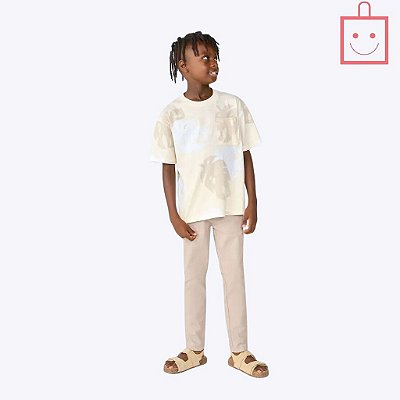 Camiseta Manga Curta Estampada Infantil Menino Hering Kids 5DLR1AEN