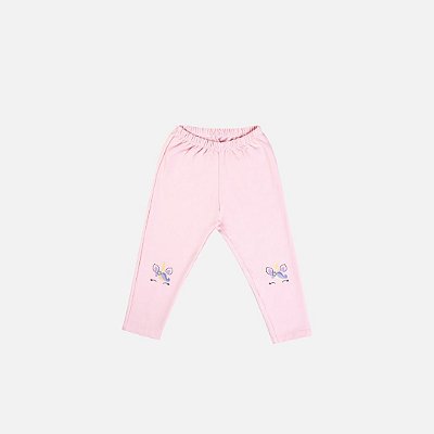 Conjunto Casaco Unicórnio Moletom Com Capuz E Calça Legging Molecotton Infantil Menina Have Fun 29406 Azul Claro