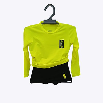 Conjunto de Nadar Camiseta e Sunga Infantil Menino Banana Danger 54020