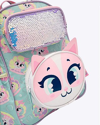 Mochila de Costas Pequena Gata Sereia Puket 050404234