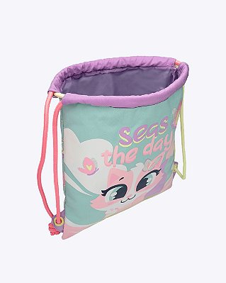 Mochila Saquinho Gata Sereia Puket 050404235