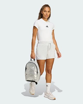 Mochila de Costas Prata Metálica Adidas JN0926