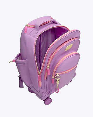 Mochila com Rodinha 360° Lilás Puket 050404063