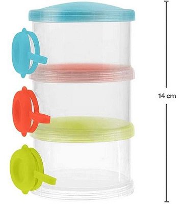 Kit Potes 9373 Cor Colorido Buba Baby
