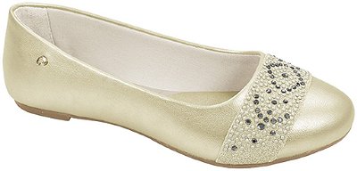 Sapatilha Infantil Feminina Pampili 295218 Cor Dourado
