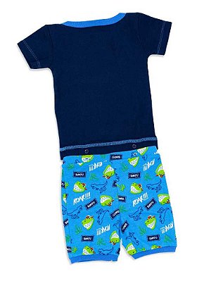 Puket Pijama Manga Curta Baby Rib Dino 030200546