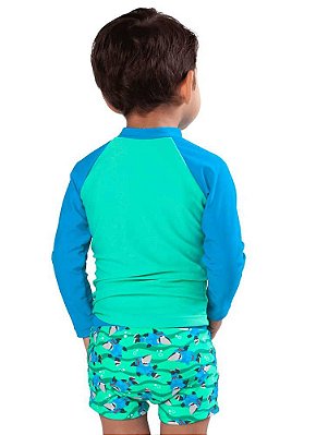 Camiseta para Nadar Baby Tubarão Mergulhador 110200216 Puket