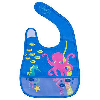 Babador para Bebê Pimpolho Azul Fundo do Mar 91372