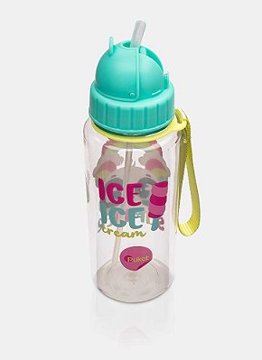 Garrafa com Canudo Panda Summer Puket 050403192