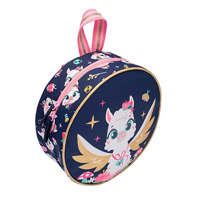 Mochila Escolar de Costas e Lancheira Lhama Secret Puket 050403231
