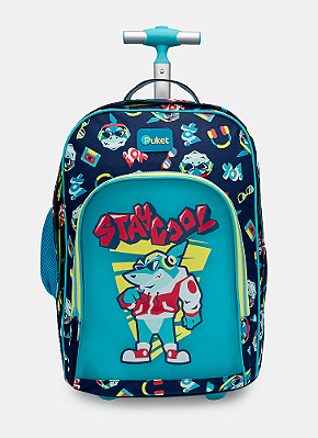 Mochila Escolar com Rodinha Tubarao Hip Hop Puket 050403530