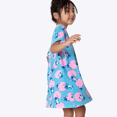 Camisola Manga Curta Viscolycra Eco Stitch Infantil Menina Puket 030402914