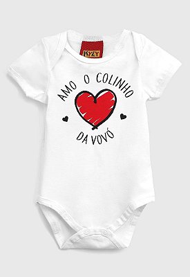 Body Bebê Malha Manga Curta Feminina Kyly 110105