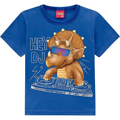 Camiseta Manga Curta Infantil Masculina 110270 Kyly