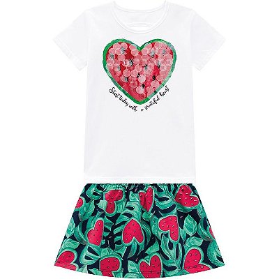 Conjunto Infantil Feminino 110232  Pink Kyly