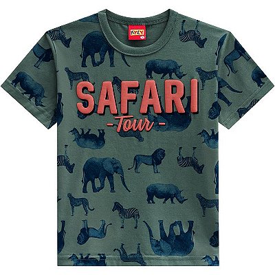 Camiseta Manga Curta Infantil Masculina 110290 Kyly