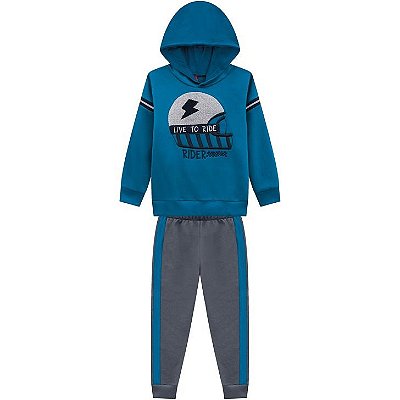 Conjunto Calca Infantil Masculina Manga Longa 207471 Kyly