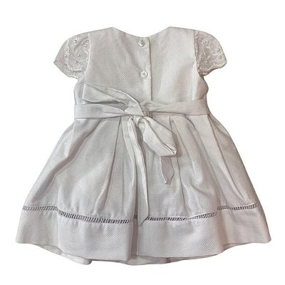 Vestido Batizado Manga Curta Two Angels 71342