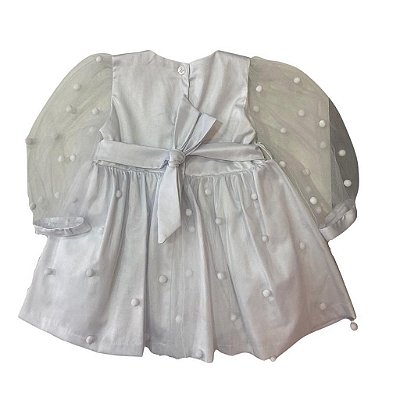 Vestido Batizado Manga Longa Two Angels 71343