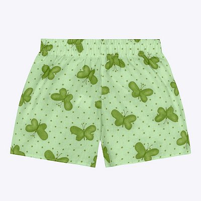 Conjunto Blusa e Shorts Meia Malha Infantil Feminino Kyly 1000209