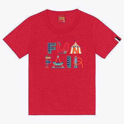 Camiseta Manga Curta Infantil Masculina Kyly 1000353