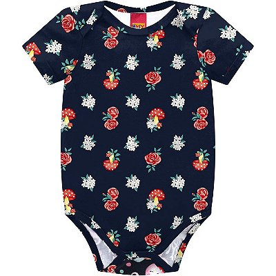 Body Bebê Feminino Manga Curta Kyly 110385