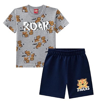 Conjunto Infantil Masculino Manga Curta Kyly 111564