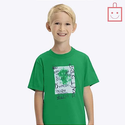 Conjunto Camiseta Meia Malha e Bermuda Jeans Infantil Menino Have Fun 28983