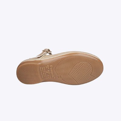 Sapatilha Bailarina Dourada Infantil Menina Pampili 188648000