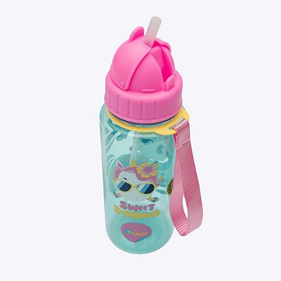 Garrafa com Canudo Unicórnio Aloha Puket 050403886